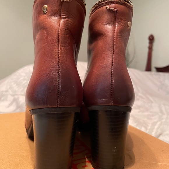 Pikolinos Brown leather booties - Picture 3 of 7